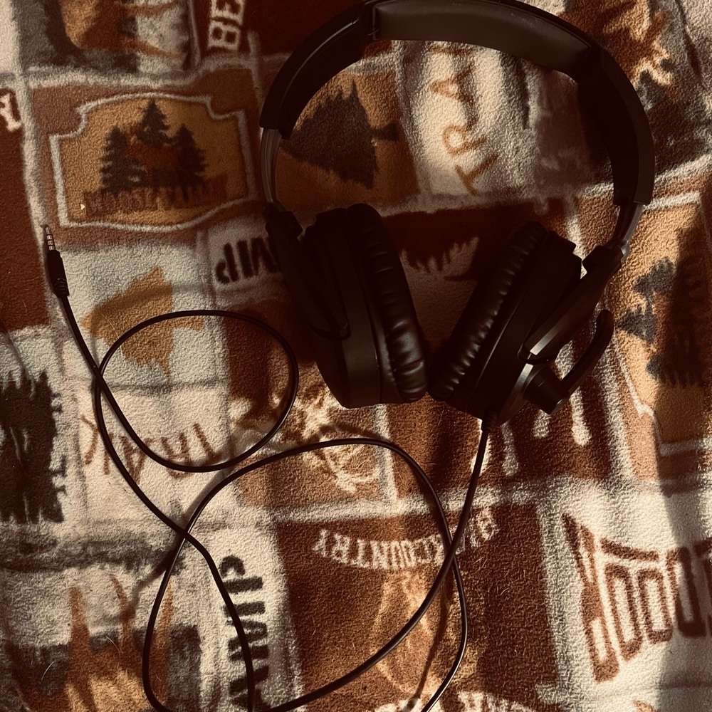Premium Black Over-Ear Headphones